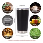 Vaso Termico Stanley 480ml con Tapa Transparente para Cerveza