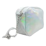 Cartera Bandolera Mujer Holográfica Cuero PU con Cadena