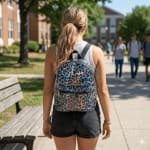 Mochila Transparente PVC Mediana | Ideal para Viajes y Paseos con Estilo