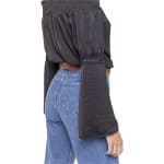 Blusa Off Shoulder Negra Mujer Manga Larga Estilo Chic Brigitte