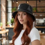Gorro Piluso Charol Impermeable Mujer - Estilo Urbano Invierno Premium