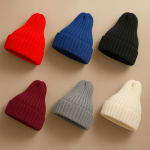 Gorro Beanie Clásico de Lana - 6 Colores Surtidos para Invierno