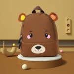 Mochila Infantil Oso de Neopreno Impermeable para Jardín