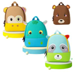 Mochila Infantil Oso de Neopreno Impermeable para Jardín