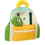 Mochila Escolar Rana infantil protección columna cómoda