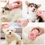 Cepillo a vapor 3 en 1 para mascotas: pelo limpio, sano y sin nudos