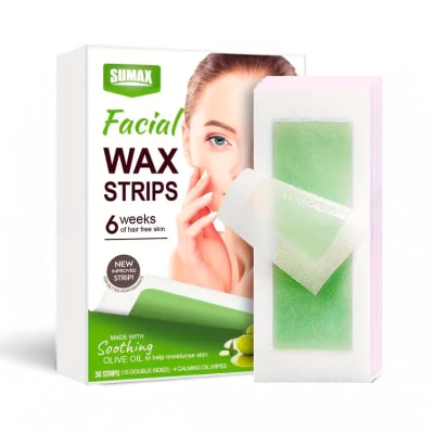 Strips depilacion facial aloe vera caja x30 unidades