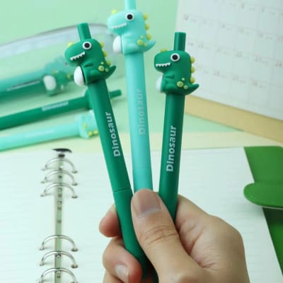 Set 48 bolígrafos dinosaurios surtidos para diversión infantil