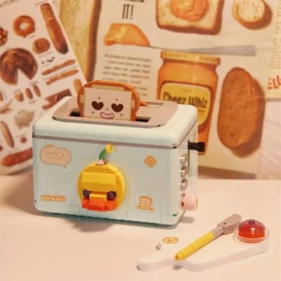 Juego de Bloques de Construcción Tostadora 695 Piezas para Niños