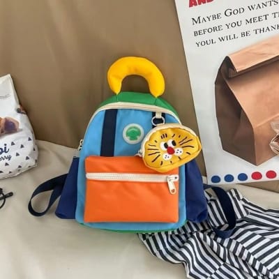 Mochila Escolar Infantil Gato Ultraligera y con Protección Columna