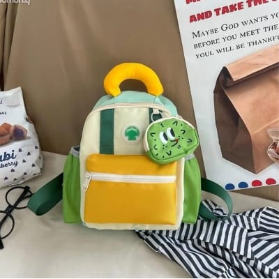 Mochila Escolar Rana infantil protección columna cómoda