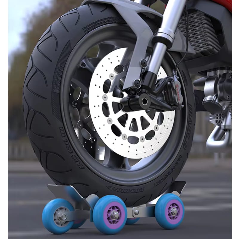 Remolque transportador de motos y eléctricos 5 ruedas resistente