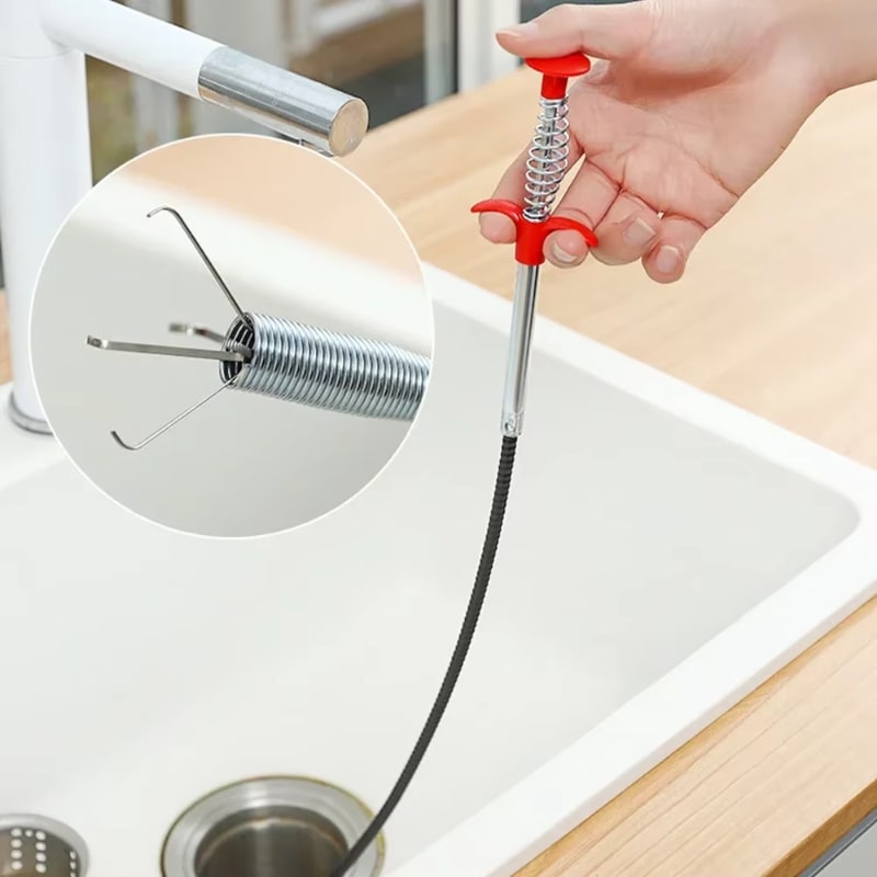Pinza Destapa Cañerías Flexible 90cm - Chau Desagües Tapados