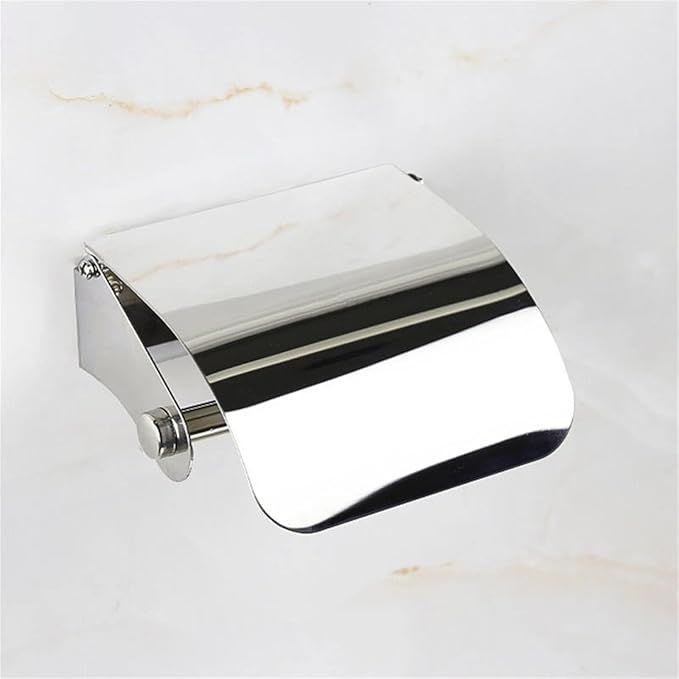 Porta Rollo Papel Higiénico Acero Inoxidable para Baño Moderno