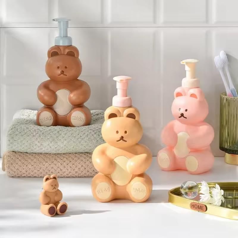 Dispenser Jabón Líquido con Forma de Oso 250ml para Niños