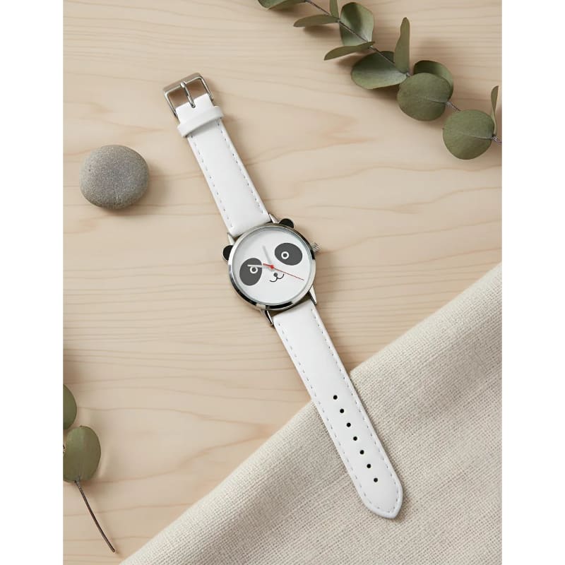 Reloj de muñeca Oso Panda Blanco Negro para niños, el regalo ideal