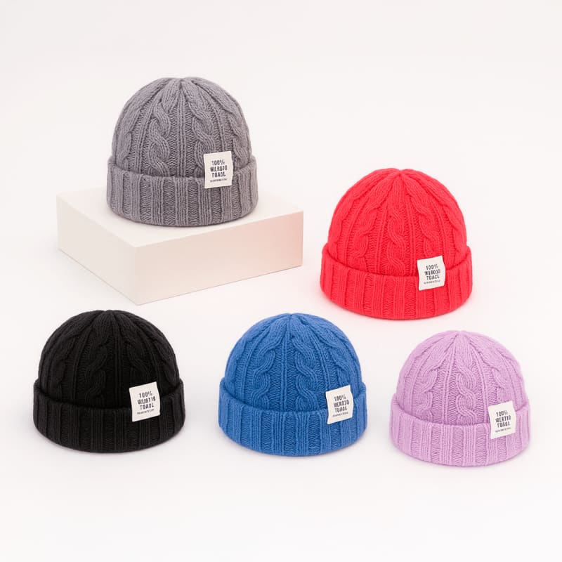 Gorro Beanie Trenzado Clásico - Abrigo y Estilo en Varios Colores