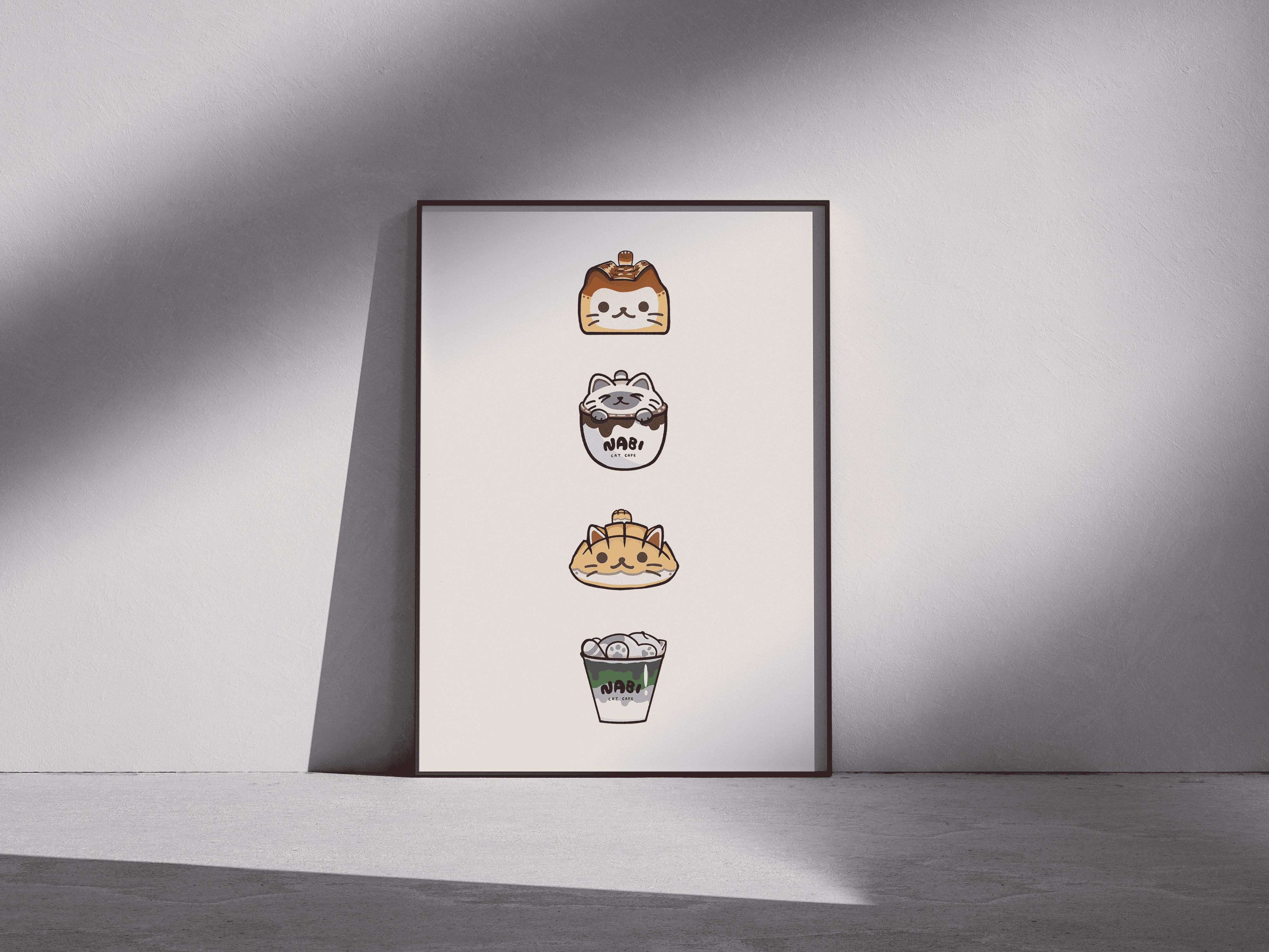 Nabi Cat Cafe — Decor Poster