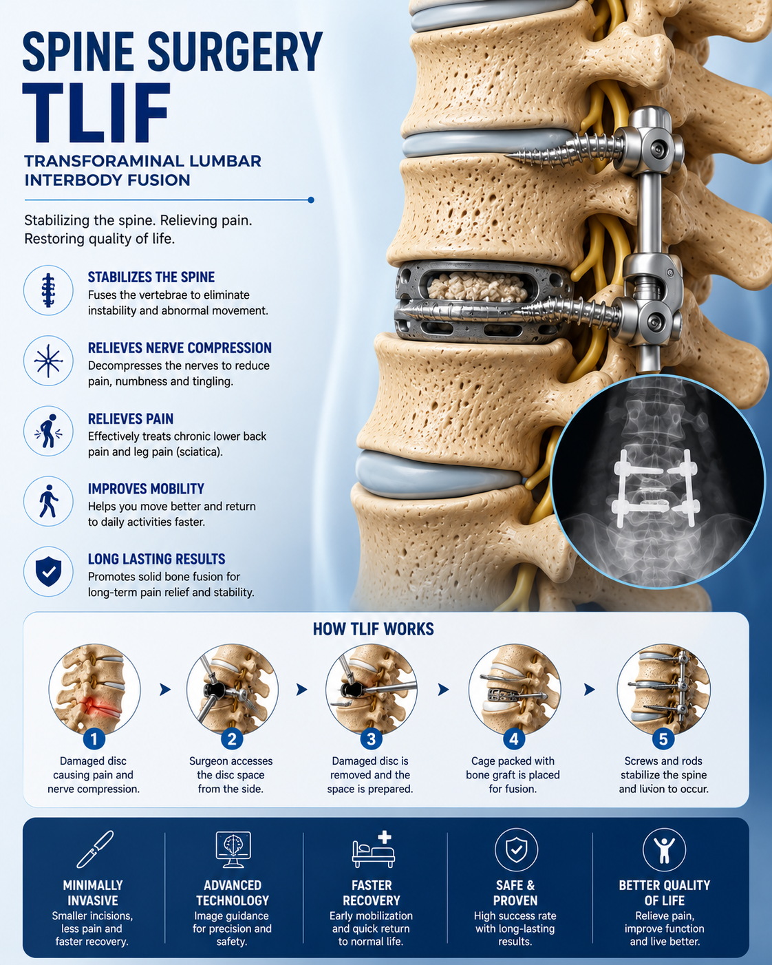 Spine Surgery — TLIF (Transforaminal Lumbar Interbody Fusion)