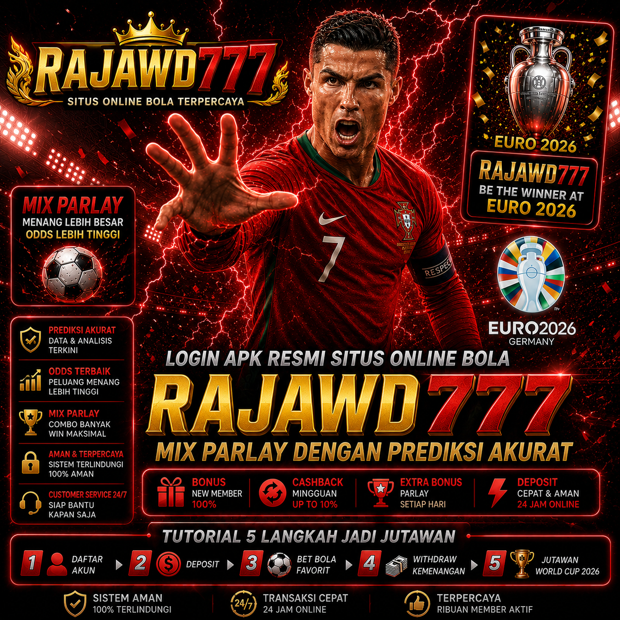 RAJAWD777 Login Apk Resmi Situs Online Bola Sbobet Mix Parlay Dengan Prediksi Akurat
