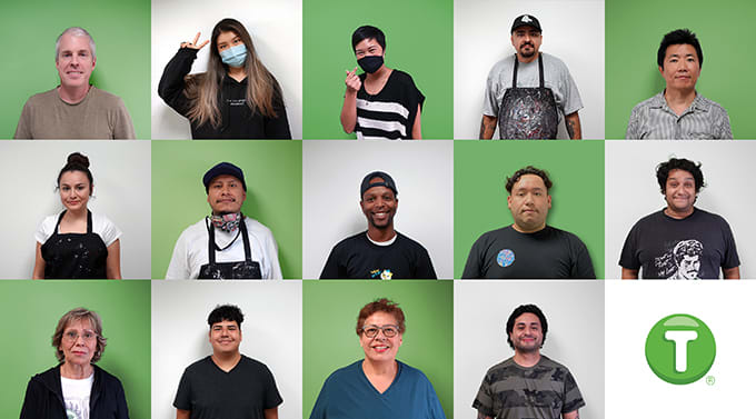 Photos of the Touch Up Direct team