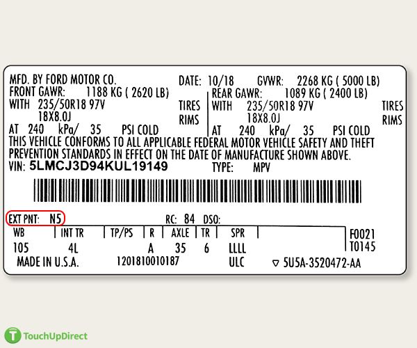 Lincoln Touch Up Paint Color Codes Code Location Touchupdirect - Ford Paint Color Codes 2003 Lincoln Touch Up Paint Color Codes Code Location Touchupdirect - Ford Paint Color Codes 2003