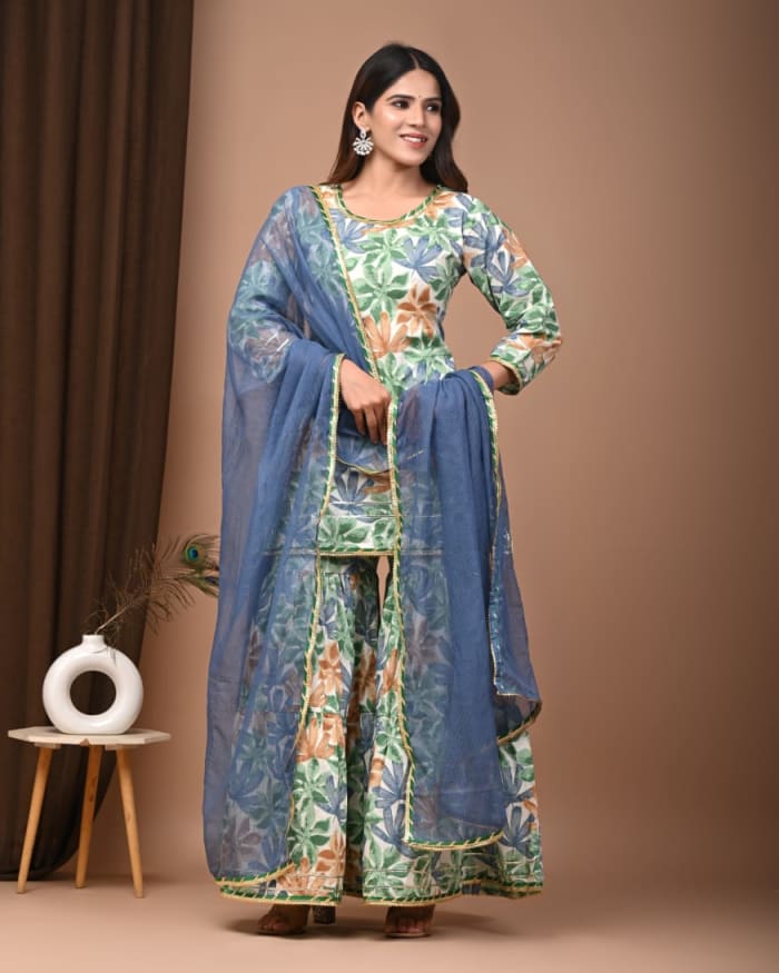 Kurta Gharara - Jujhar Handicrafts