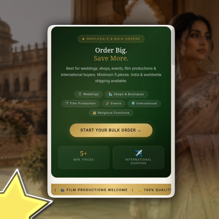 How Bulk Ordering Works