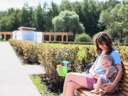 Губернатор Московской области и глава Домодедово осмотрели парк «Взлёт» перед открытием