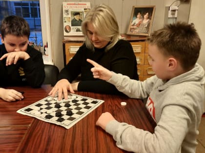 Шашечный турнир в Сытьковской библиотеке