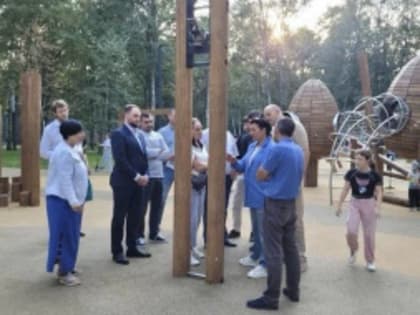 Реконструкция Центрального парка в Лобне близится к завершению