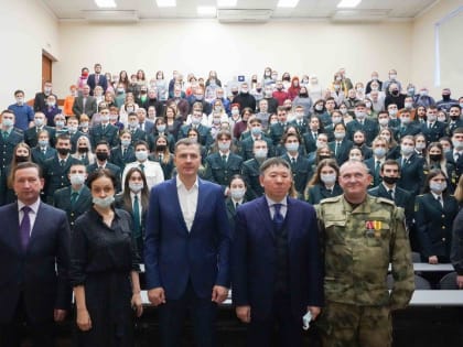 Владимир Волков встретился со студентами РТА и участником СВО из Люберец