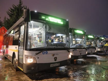 В Сергиев Посад прибыла партию новых пассажирских автобусов