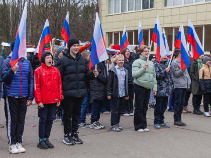 Флешмоб ко Дню народного единства прошел в Кашире