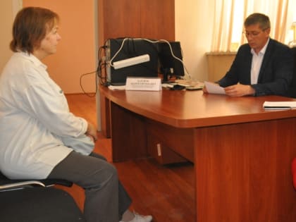 На приёме по вопросам благоустройства