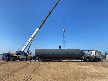 В Старой Купавне продолжается строительство асфальтобетонного завода в рамках программы импортозамещения