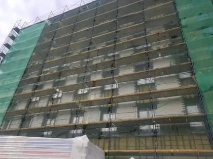 Строительная готовность поликлиники в Котельниках достигла 50%