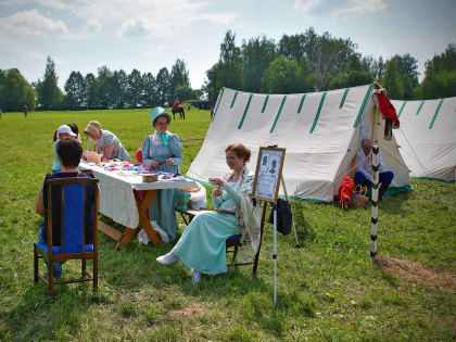 Фестиваль им. Дениса Давыдова, турнир «Живые шахматы»: РЕКОНСТРУКЦИЯ