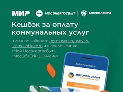 Более 100 миллионов рублей кешбэка по карте «Мир» получили жители Подмосковья