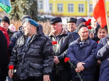 В Кашире состоялся митинг, посвященный Дню памяти о россиянах, исполнявших служебный долг за пределами Отечества