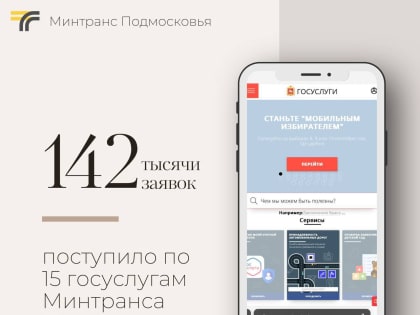 Самые востребованные услуги Минтранса Подмосковья
