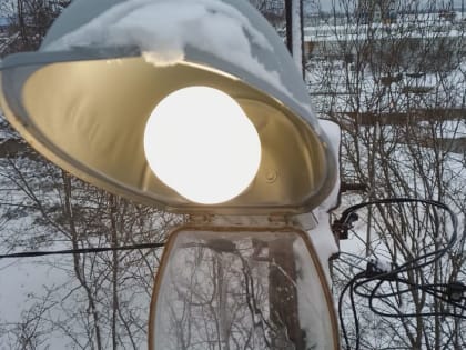 В Рузском округе ремонтируют фонари