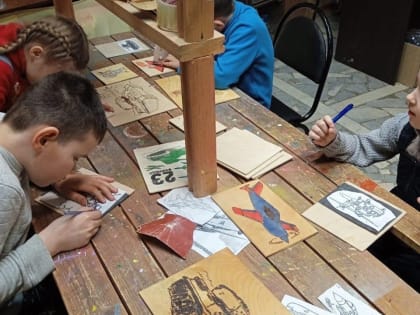 Космодемьянцы занимались пирографией