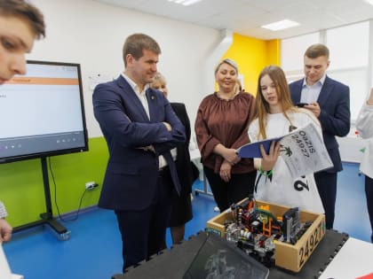 Геннадий Панин побывал в школе №12 в Орехово-Зуево на площадке образовательного проекта 