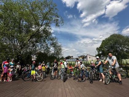 Велопробег состоялся в Воскресенском