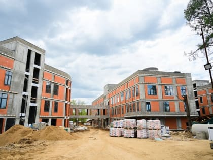 Строительство Хотьковской больницы идёт с опережением графика