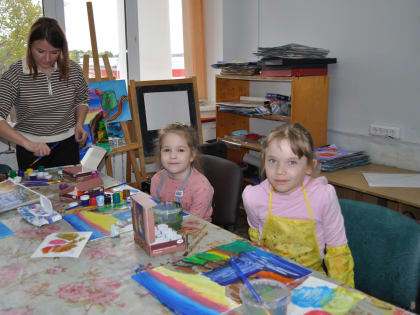 Дороховчане рисовали 