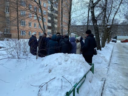 Встреча с жителями многоквартирного дома города Орехово-Зуево