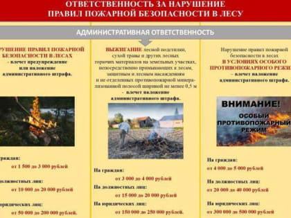 Внимание: высокий класс пожарной опасности!