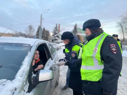 Сотрудники Госавтоинспекции Павлово-Посадского городского округа и &nbsp;5 батальона 2 полка дорожно-патрульной службы (Южный) 12 января провели профилактическое мероприятие, с цел